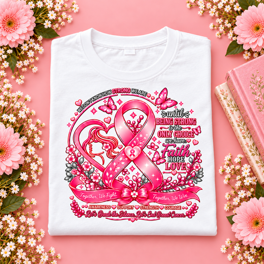 Breast Cancer Awareness “Together We Fight” T-Shirt